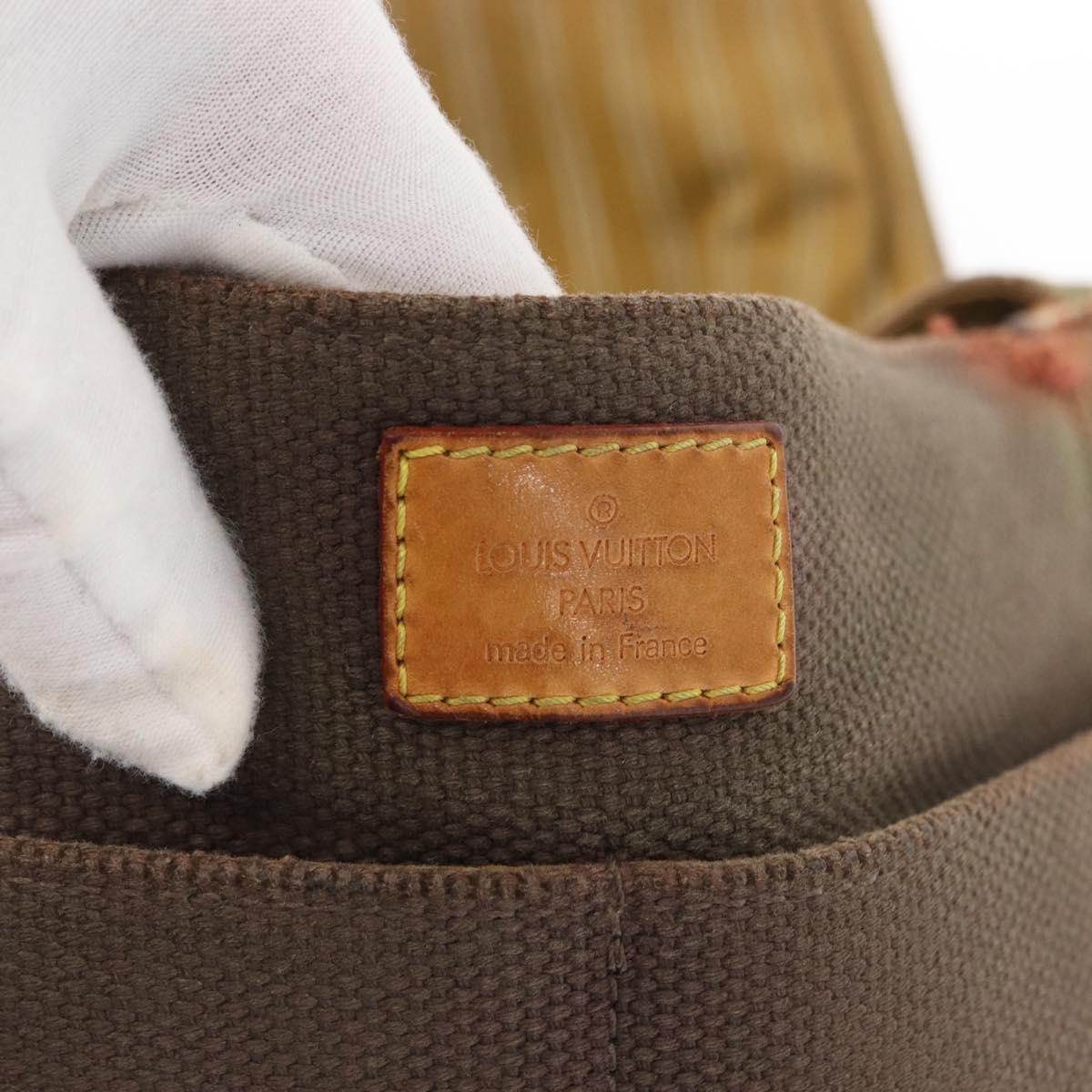 LOUIS VUITTON Antigua Buzzus PM Shoulder Bag Brown M40080 LV Auth ka1767