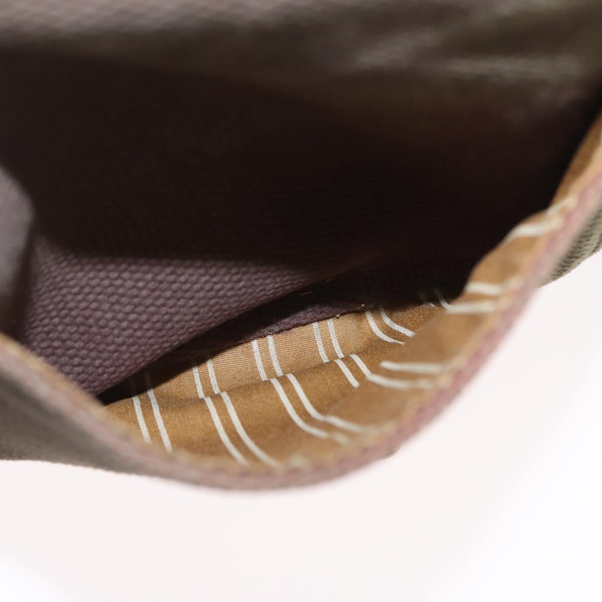 LOUIS VUITTON Antigua Buzzus PM Shoulder Bag Brown M40080 LV Auth ka1767