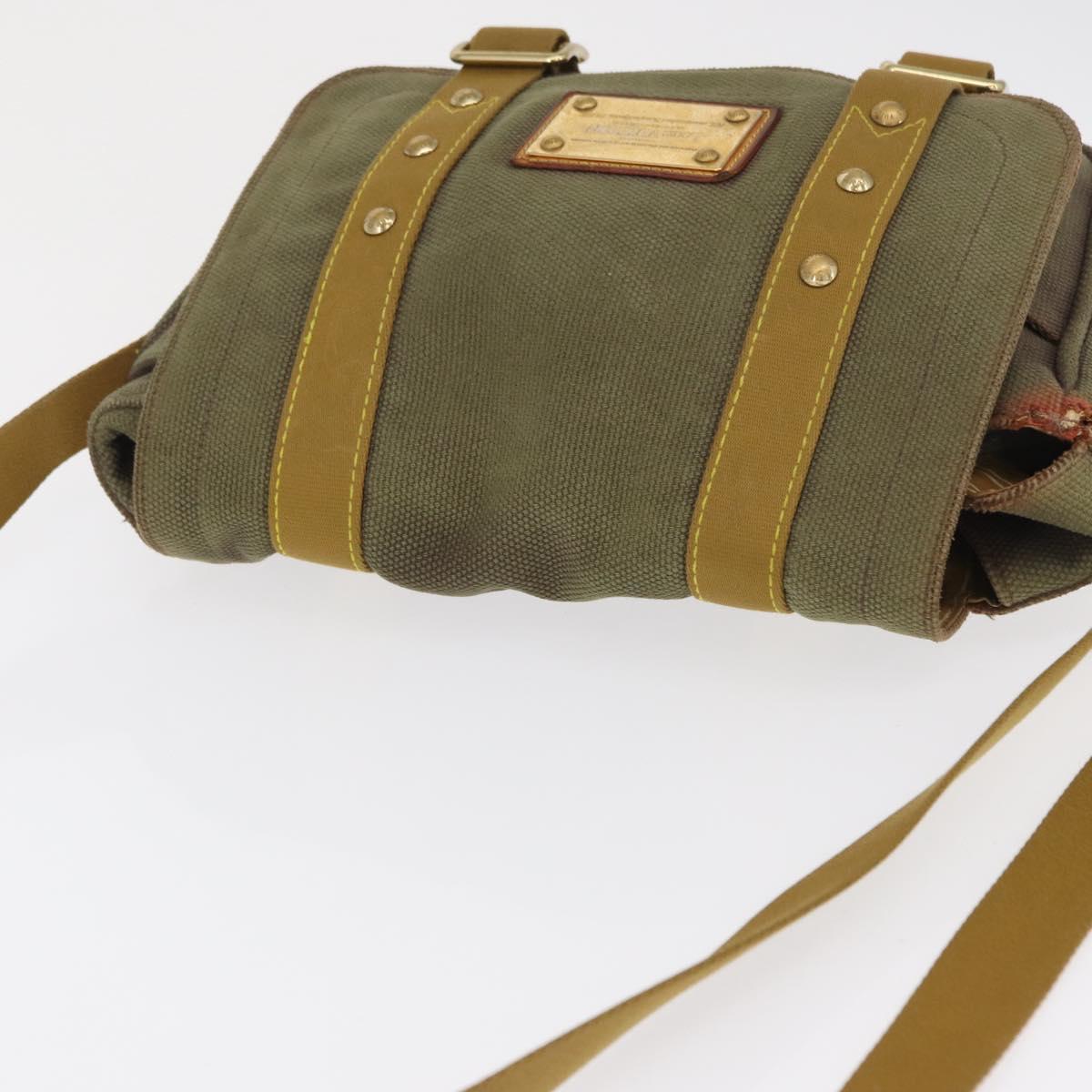 LOUIS VUITTON Antigua Buzzus PM Shoulder Bag Brown M40080 LV Auth ka1767