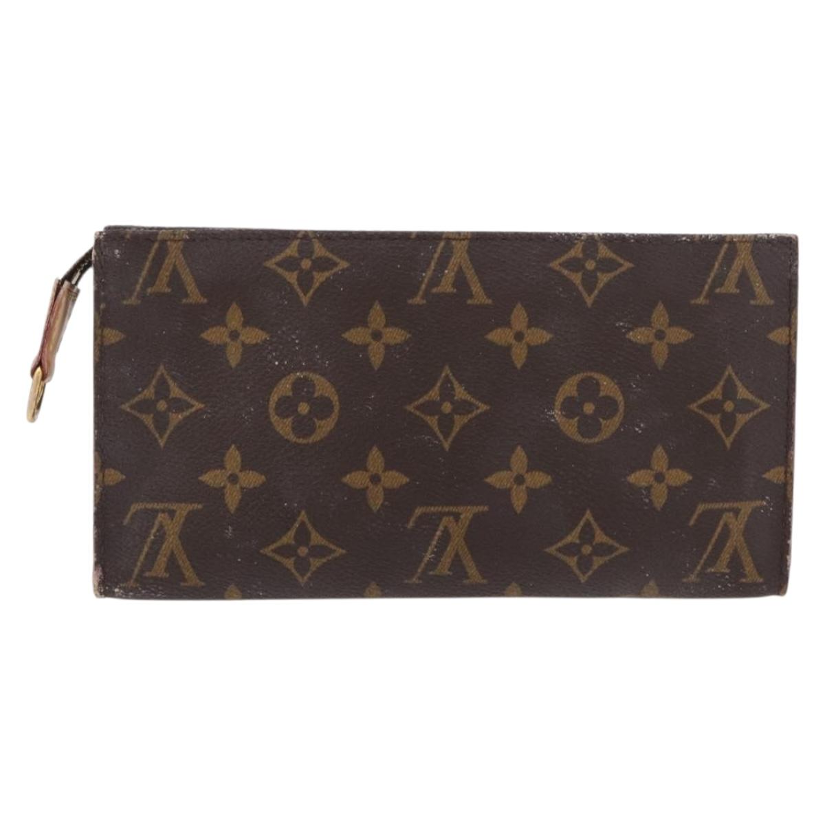 LOUIS VUITTON Monogram Bucket GM Accessory Pouch LV Auth ka1768