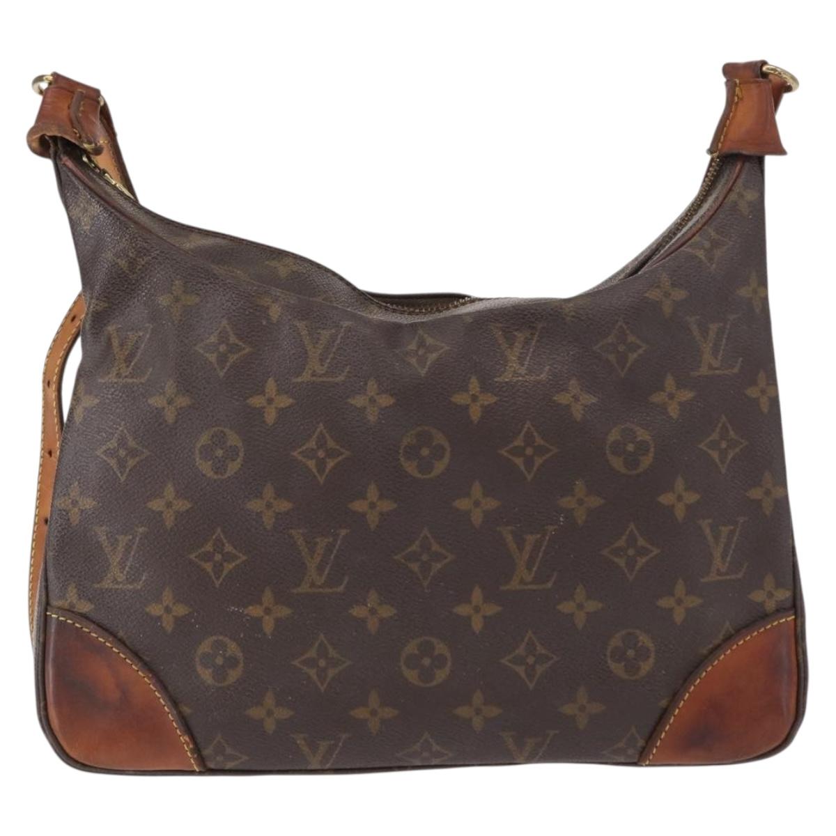 LOUIS VUITTON Monogram Boulogne 30 Shoulder Bag M51265 LV Auth ka177