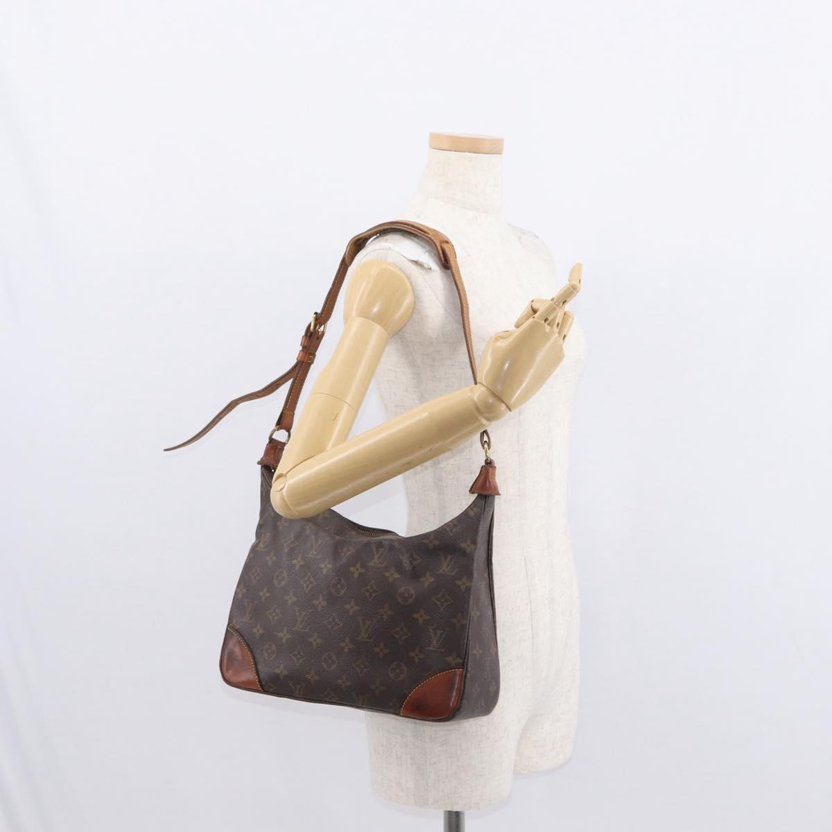 LOUIS VUITTON Monogram Boulogne 30 Shoulder Bag M51265 LV Auth ka177