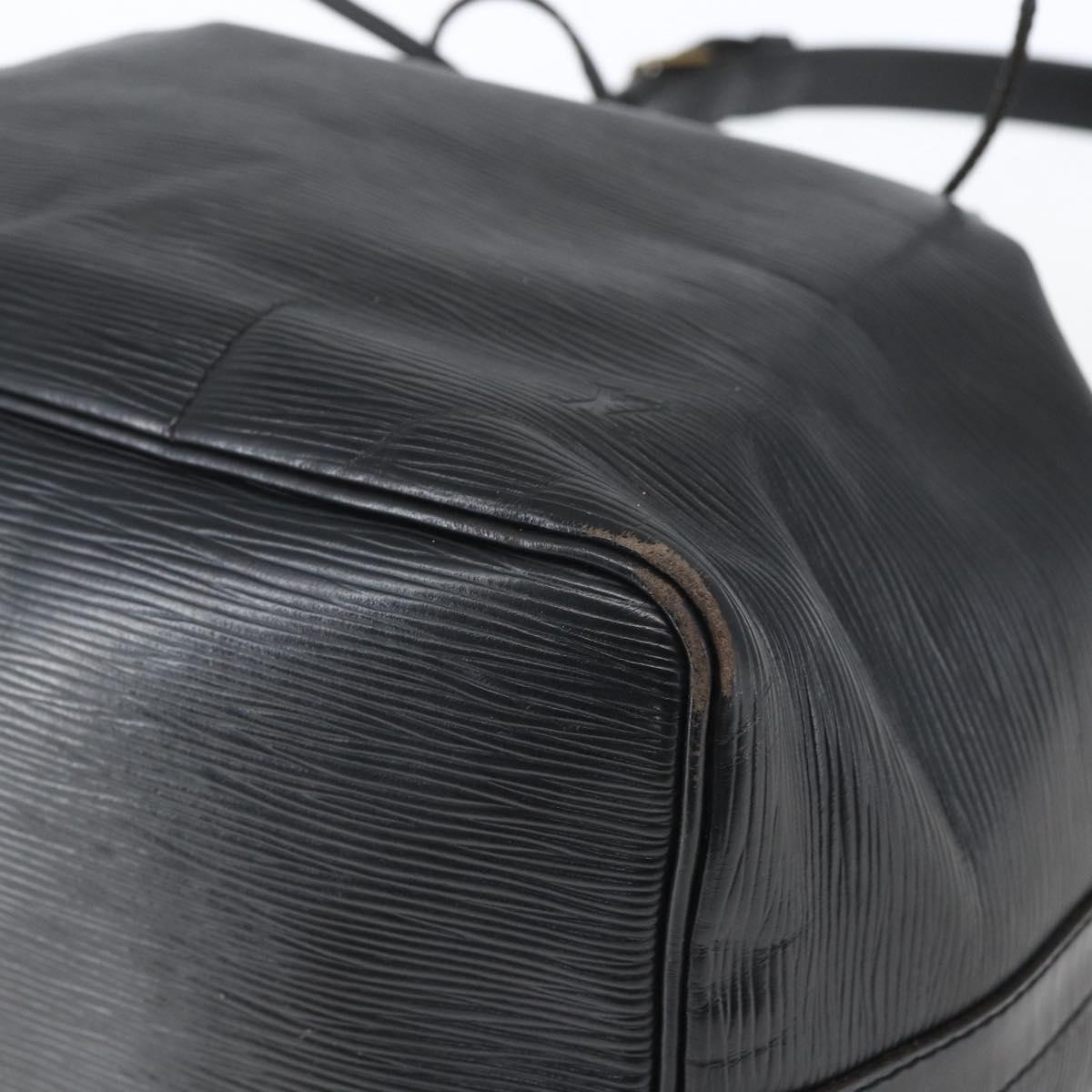 LOUIS VUITTON Epi Petit Noe Shoulder Bag Black M44102 LV Auth ka1772A