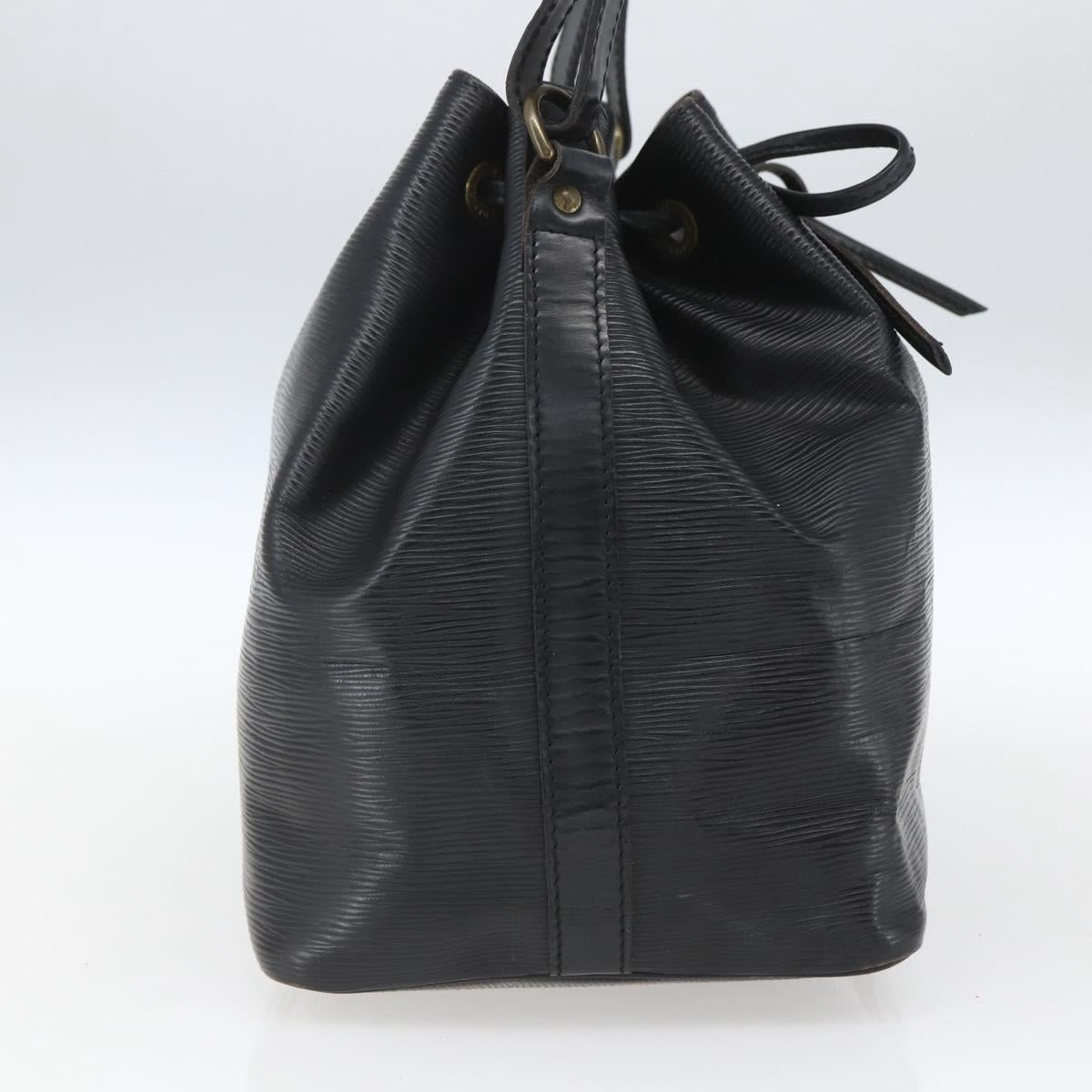 LOUIS VUITTON Epi Petit Noe Shoulder Bag Black M44102 LV Auth ka1772A