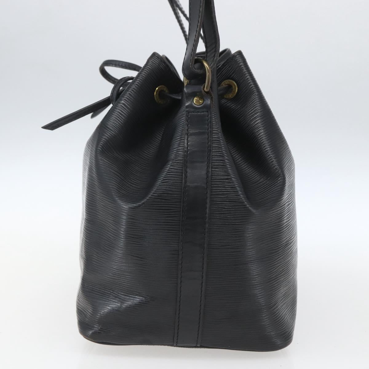 LOUIS VUITTON Epi Petit Noe Shoulder Bag Black M44102 LV Auth ka1772A