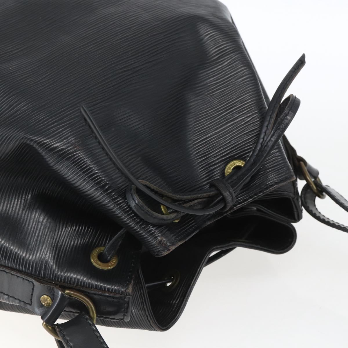 LOUIS VUITTON Epi Petit Noe Shoulder Bag Black M44102 LV Auth ka1772A