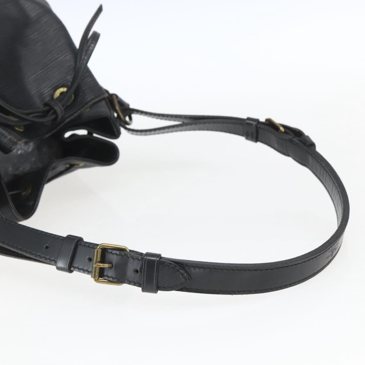 LOUIS VUITTON Epi Petit Noe Shoulder Bag Black M44102 LV Auth ka1772A
