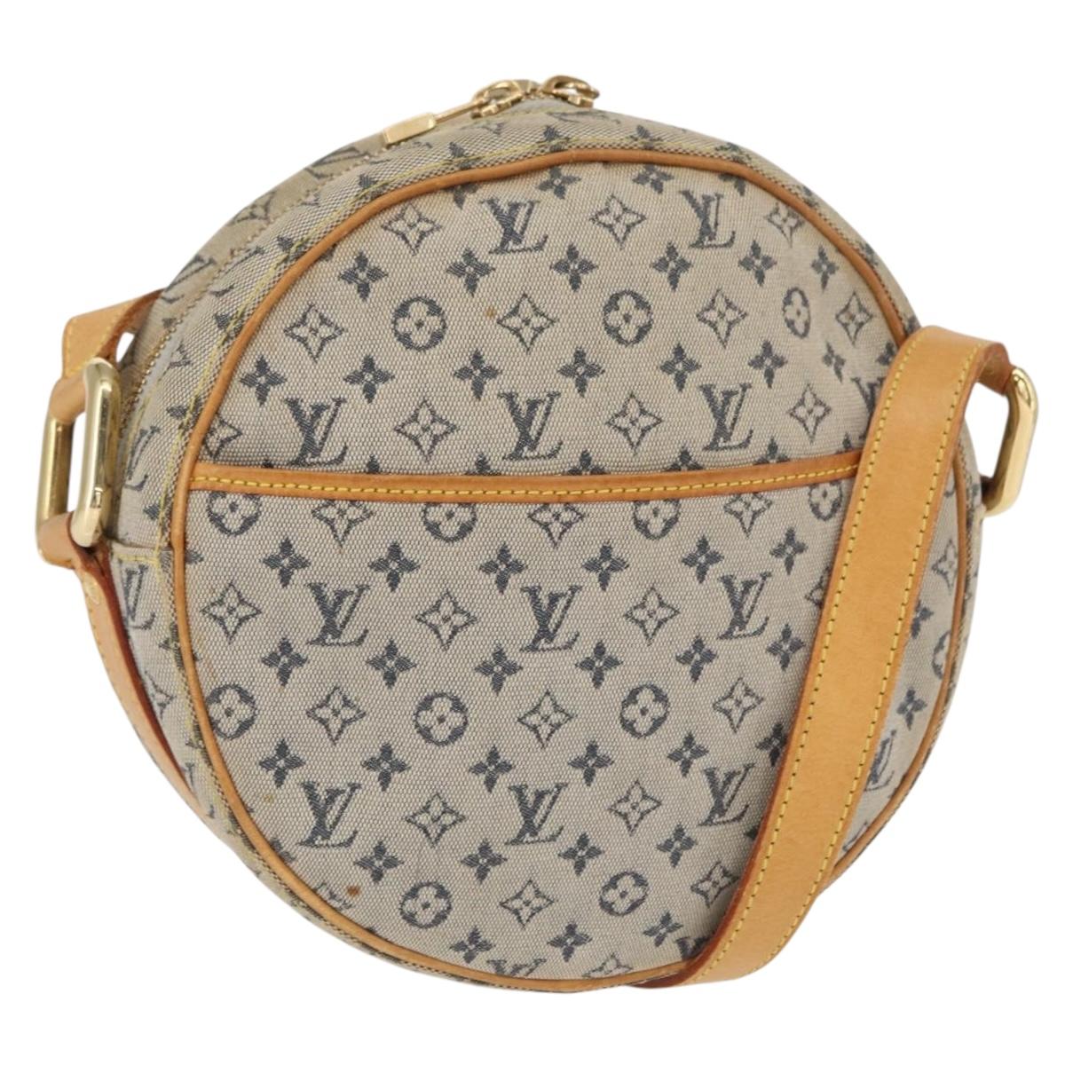 LOUIS VUITTON Monogram Mini Jeanne GM Shoulder Bag Blue M92000 LV Auth ka1773