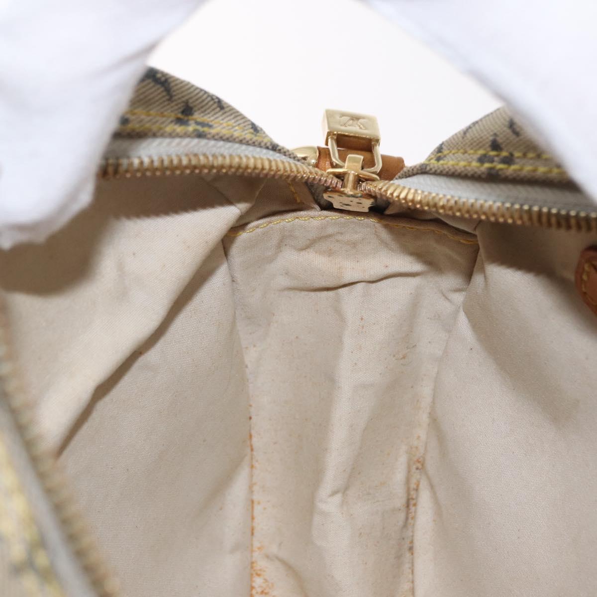 LOUIS VUITTON Monogram Mini Jeanne GM Shoulder Bag Blue M92000 LV Auth ka1773