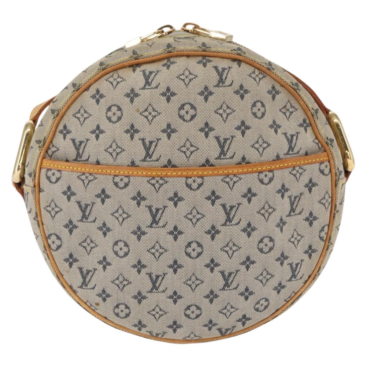 LOUIS VUITTON Monogram Mini Jeanne GM Shoulder Bag Blue M92000 LV Auth ka1773