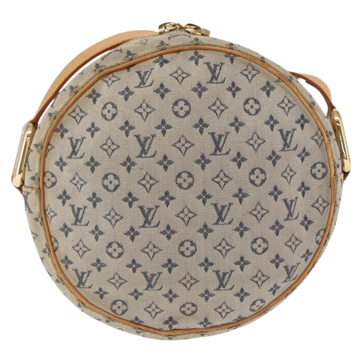 LOUIS VUITTON Monogram Mini Jeanne GM Shoulder Bag Blue M92000 LV Auth ka1773