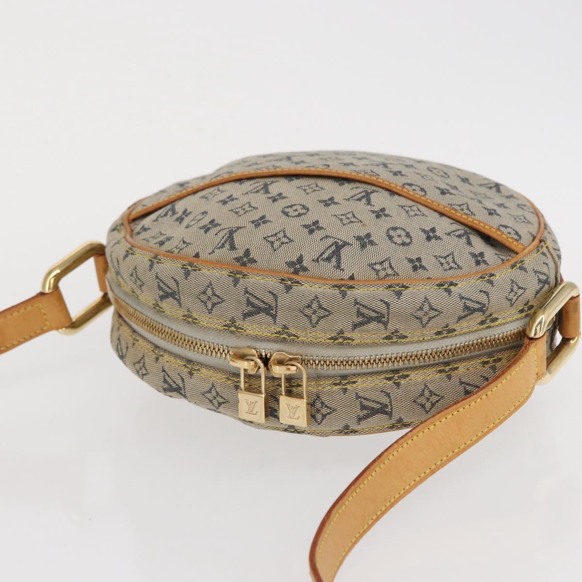 LOUIS VUITTON Monogram Mini Jeanne GM Shoulder Bag Blue M92000 LV Auth ka1773