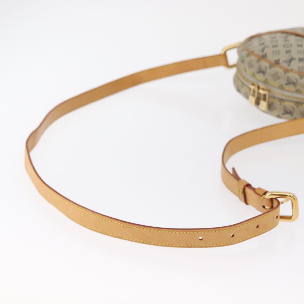 LOUIS VUITTON Monogram Mini Jeanne GM Shoulder Bag Blue M92000 LV Auth ka1773