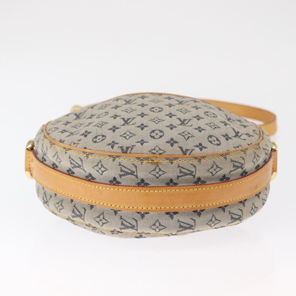 LOUIS VUITTON Monogram Mini Jeanne GM Shoulder Bag Blue M92000 LV Auth ka1773