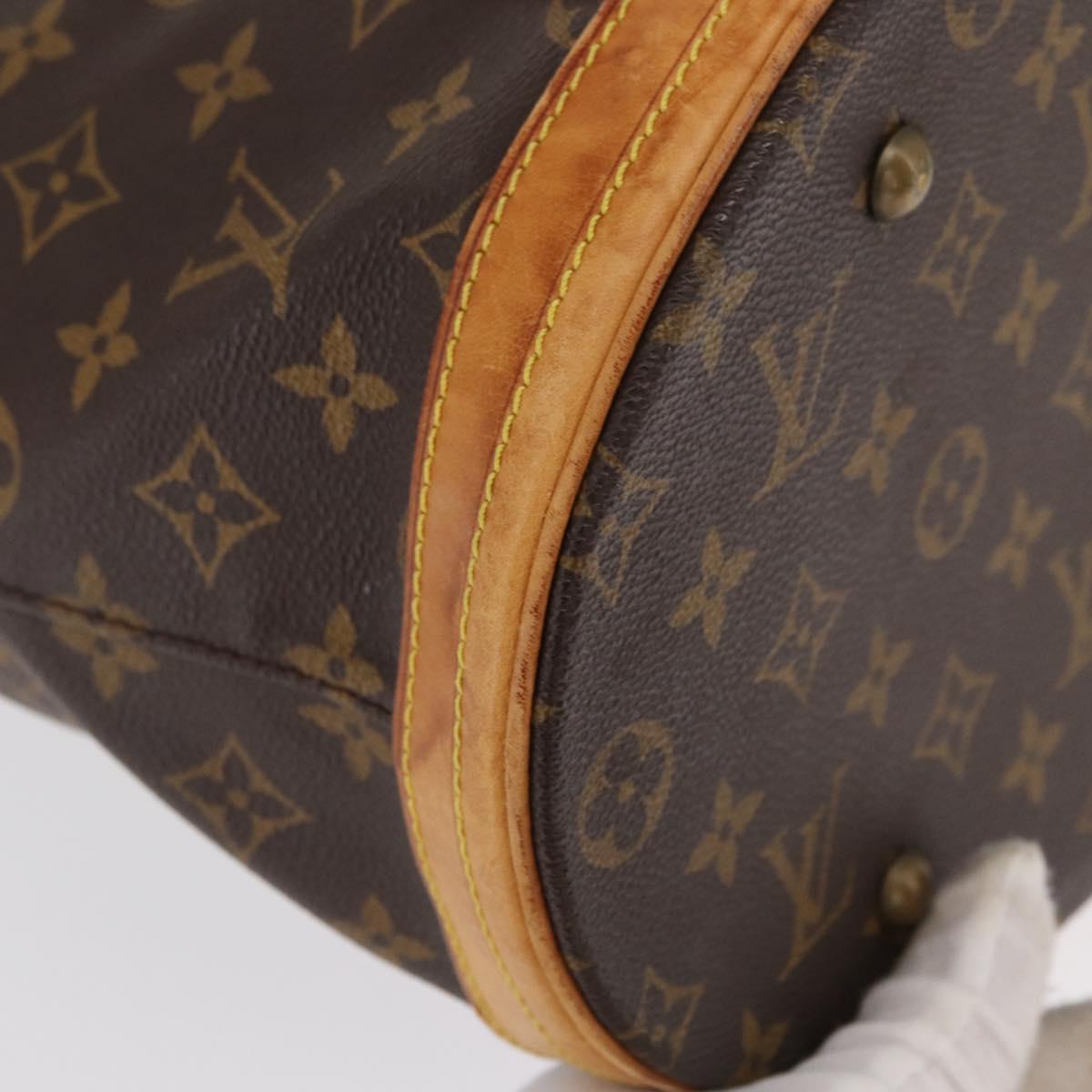LOUIS VUITTON Monogram Bucket GM Shoulder Bag M42236 LV Auth ka1778