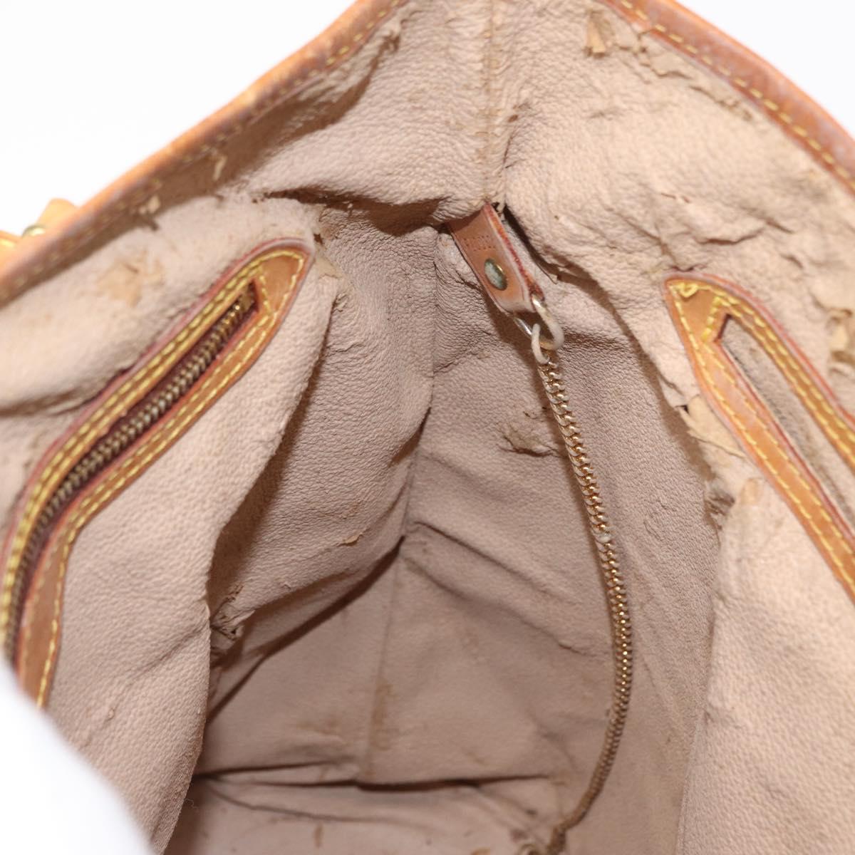 LOUIS VUITTON Monogram Bucket GM Shoulder Bag M42236 LV Auth ka1778