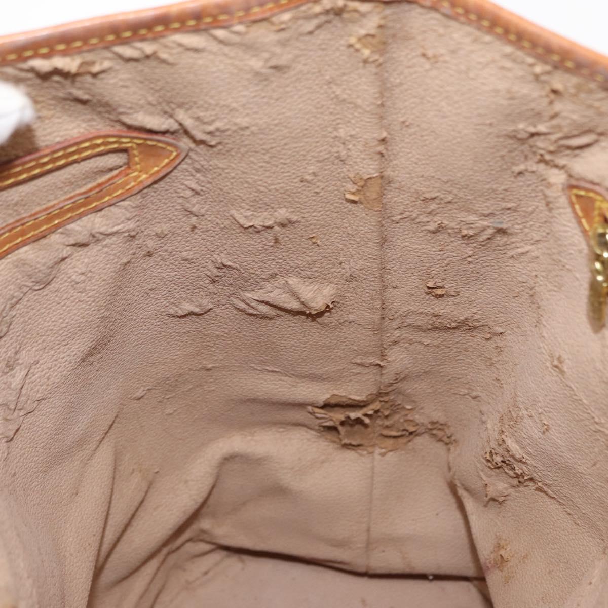 LOUIS VUITTON Monogram Bucket GM Shoulder Bag M42236 LV Auth ka1778