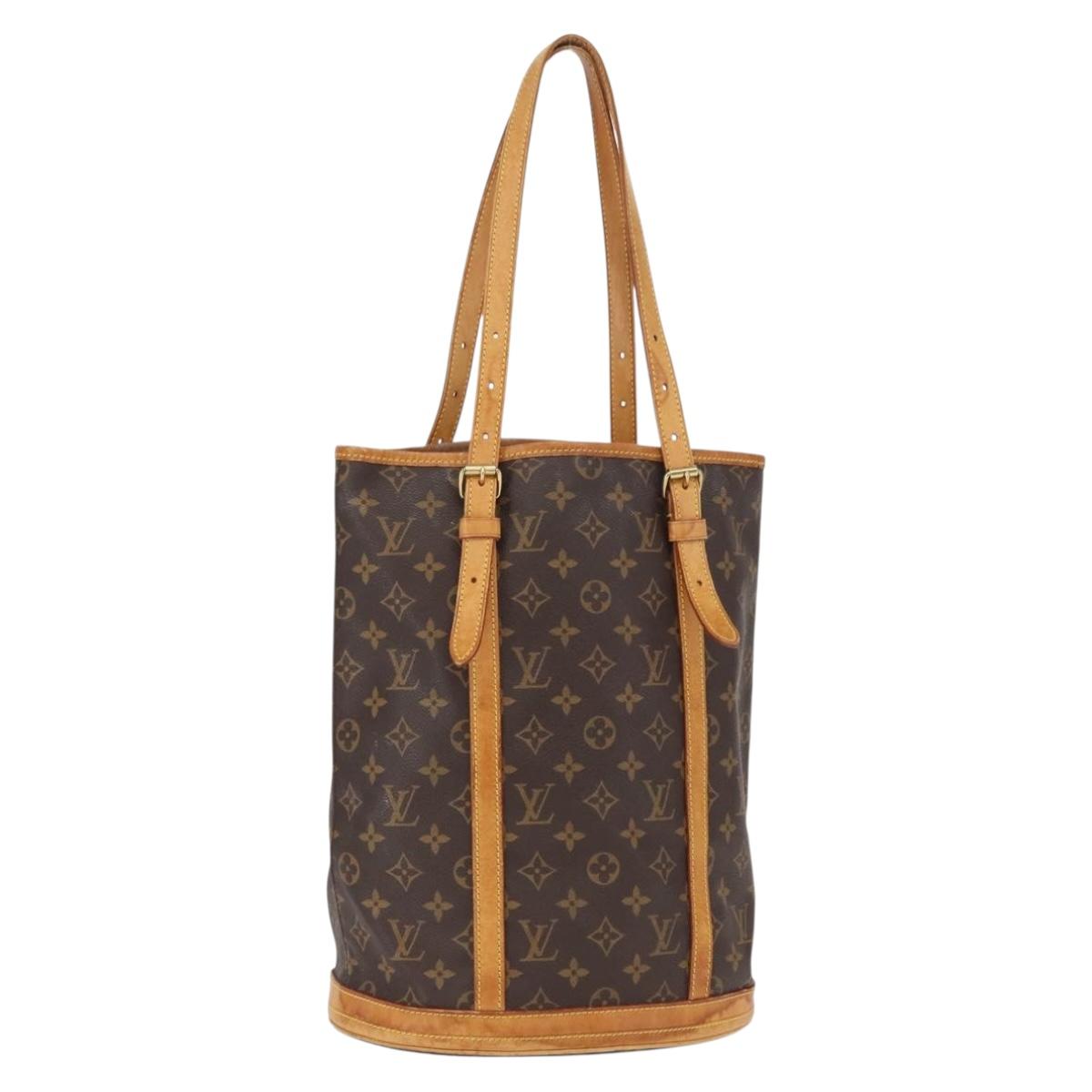 LOUIS VUITTON Monogram Bucket GM Shoulder Bag M42236 LV Auth ka1778