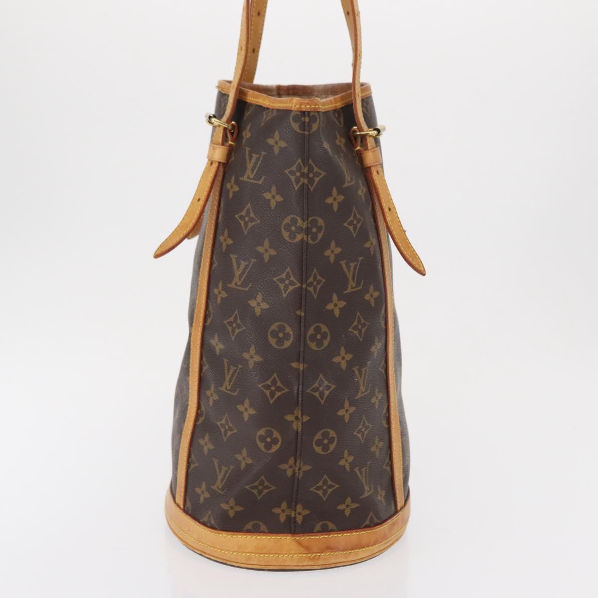 LOUIS VUITTON Monogram Bucket GM Shoulder Bag M42236 LV Auth ka1778