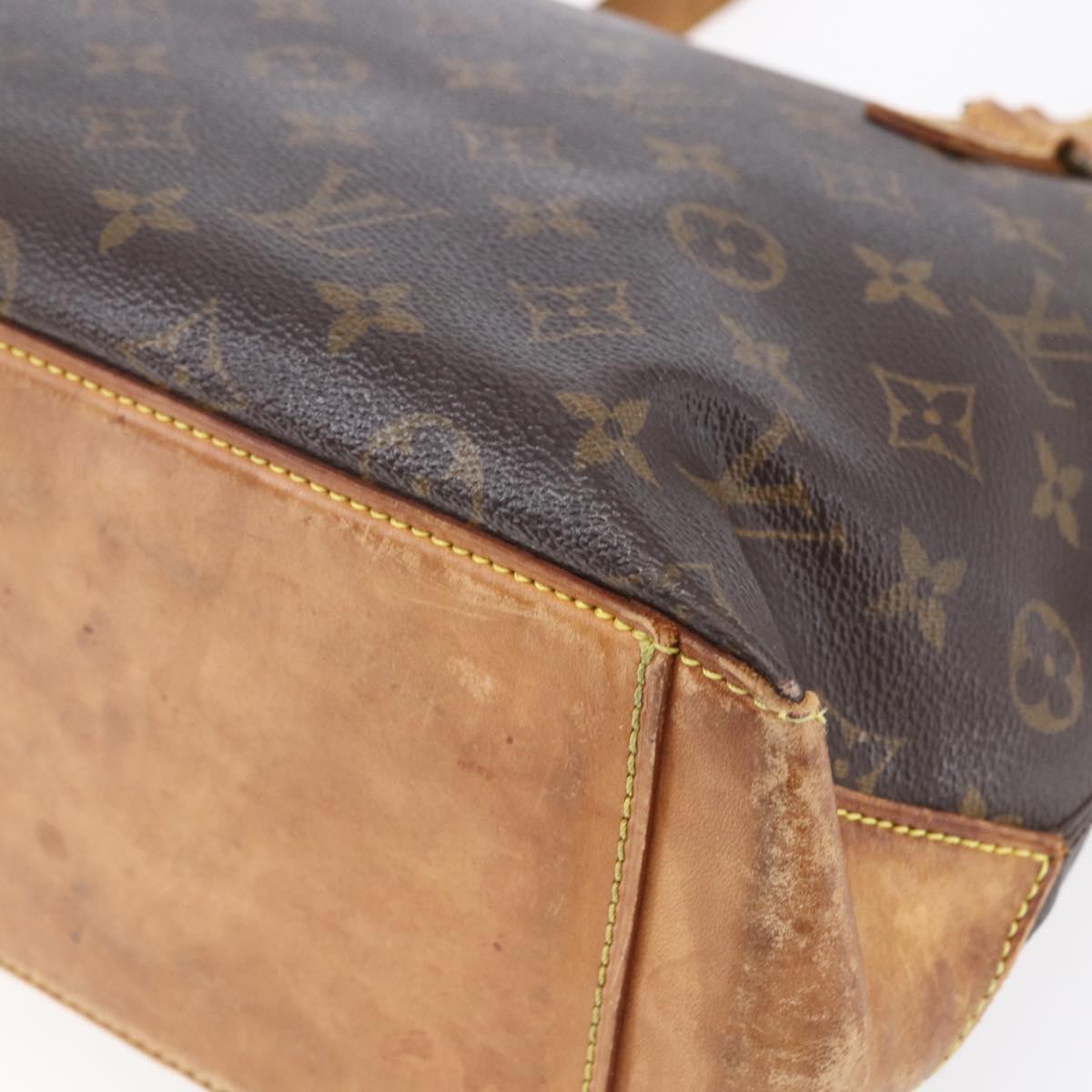 LOUIS VUITTON Monogram Cabas Piano Tote Bag M51148 LV Auth ka178