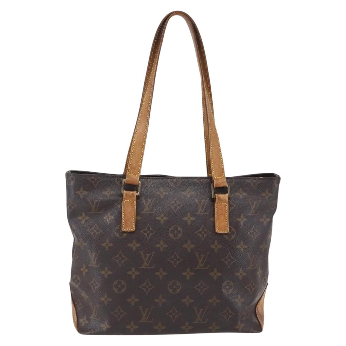 LOUIS VUITTON Monogram Cabas Piano Tote Bag M51148 LV Auth ka178