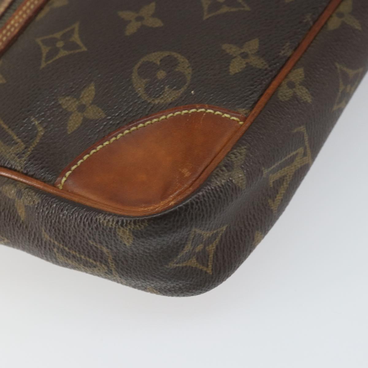 LOUIS VUITTON Monogram Marly Dragonne GM Clutch Bag M51825 LV Auth ka1780