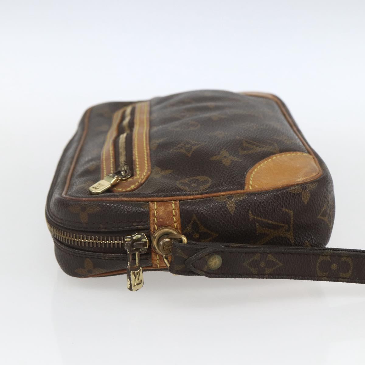 LOUIS VUITTON Monogram Marly Dragonne GM Clutch Bag M51825 LV Auth ka1784