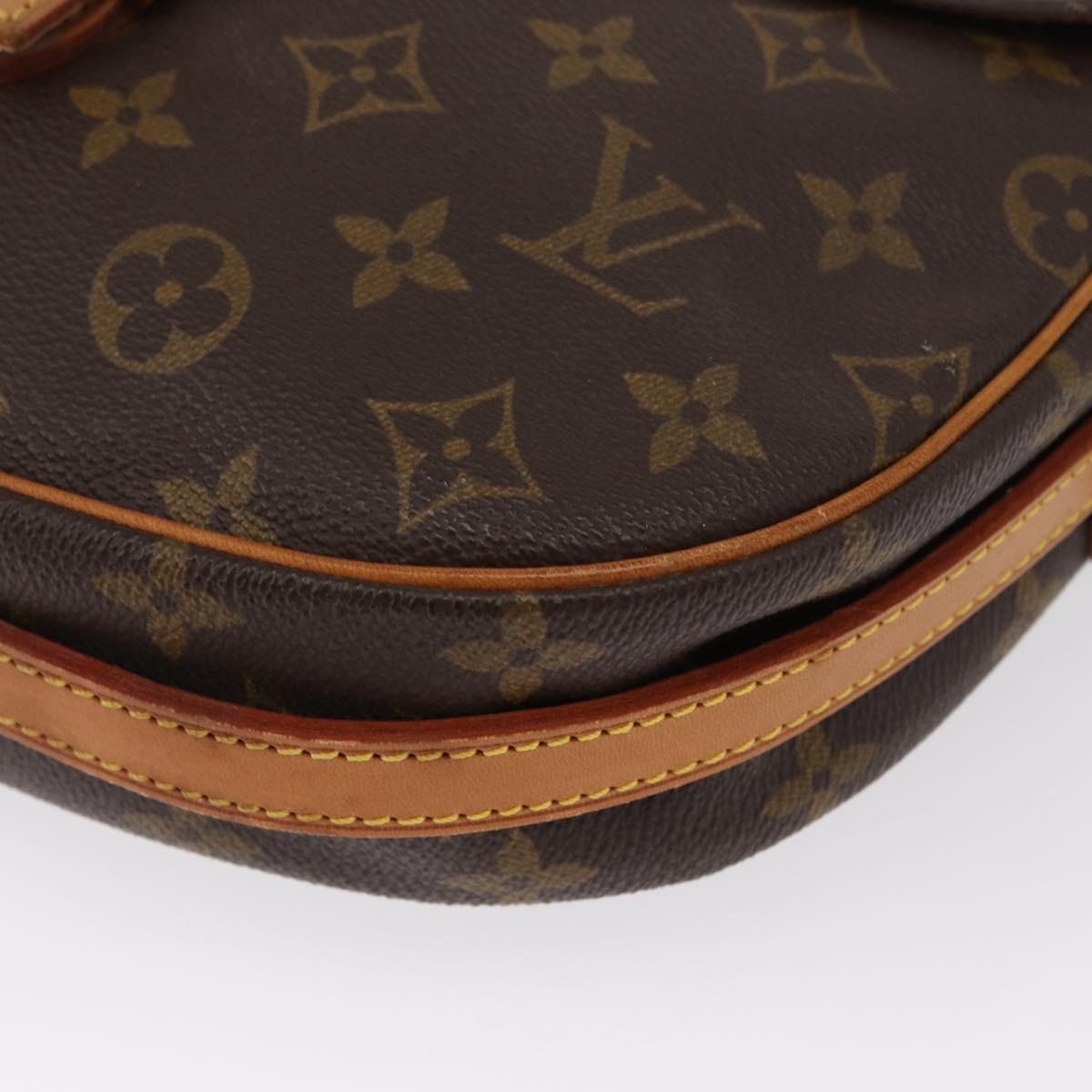 LOUIS VUITTON Monogram Jeune Fille MM Shoulder Bag M51226 LV Auth ka1788