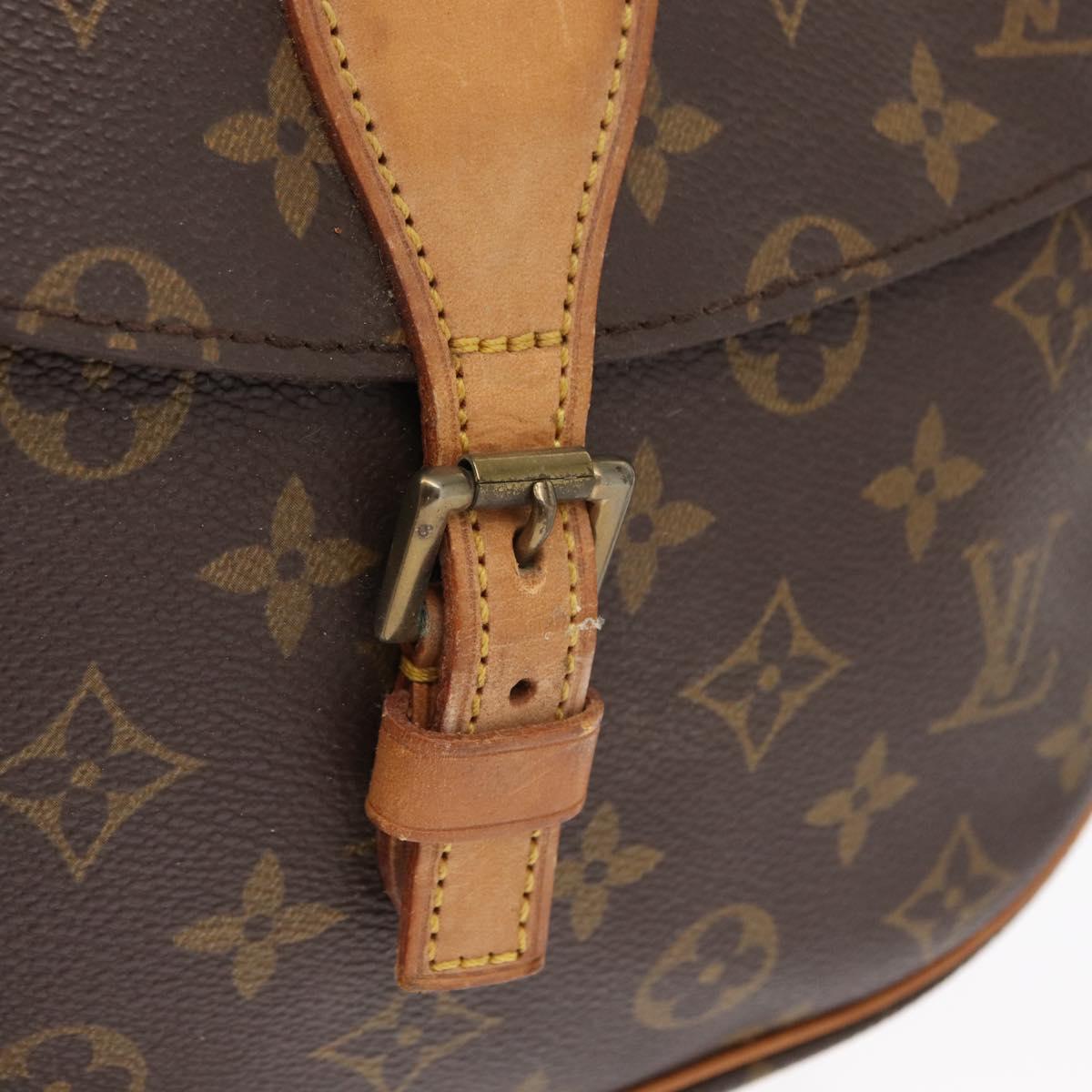 LOUIS VUITTON Monogram Jeune Fille MM Shoulder Bag M51226 LV Auth ka1788