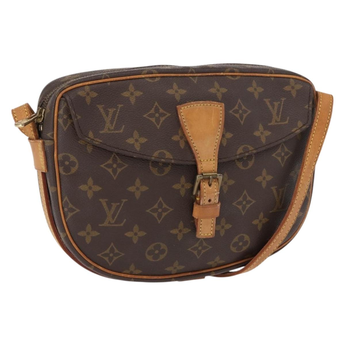 LOUIS VUITTON Monogram Jeune Fille MM Shoulder Bag M51226 LV Auth ka1788