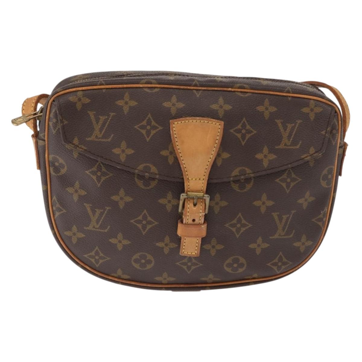 LOUIS VUITTON Monogram Jeune Fille MM Shoulder Bag M51226 LV Auth ka1788