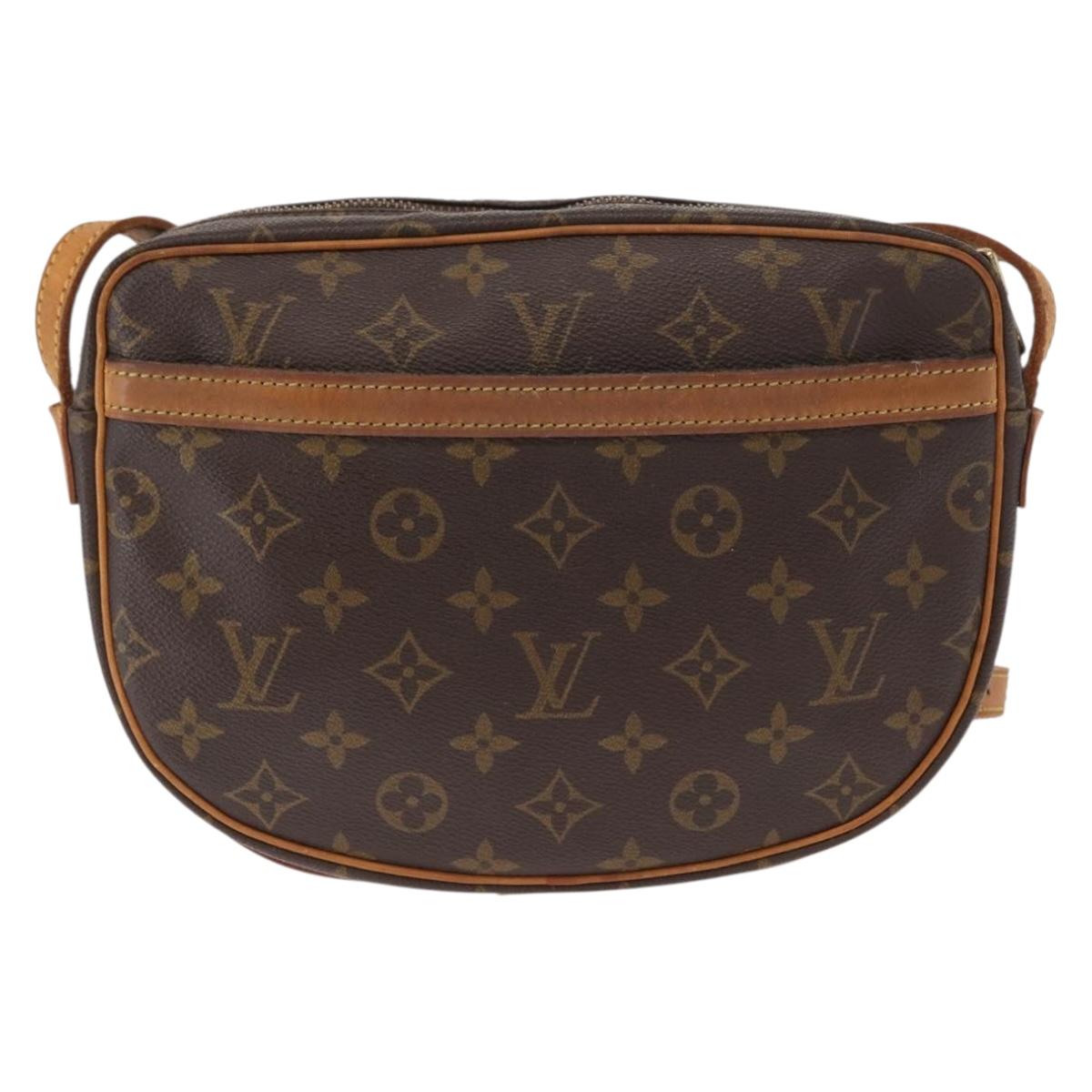 LOUIS VUITTON Monogram Jeune Fille MM Shoulder Bag M51226 LV Auth ka1788