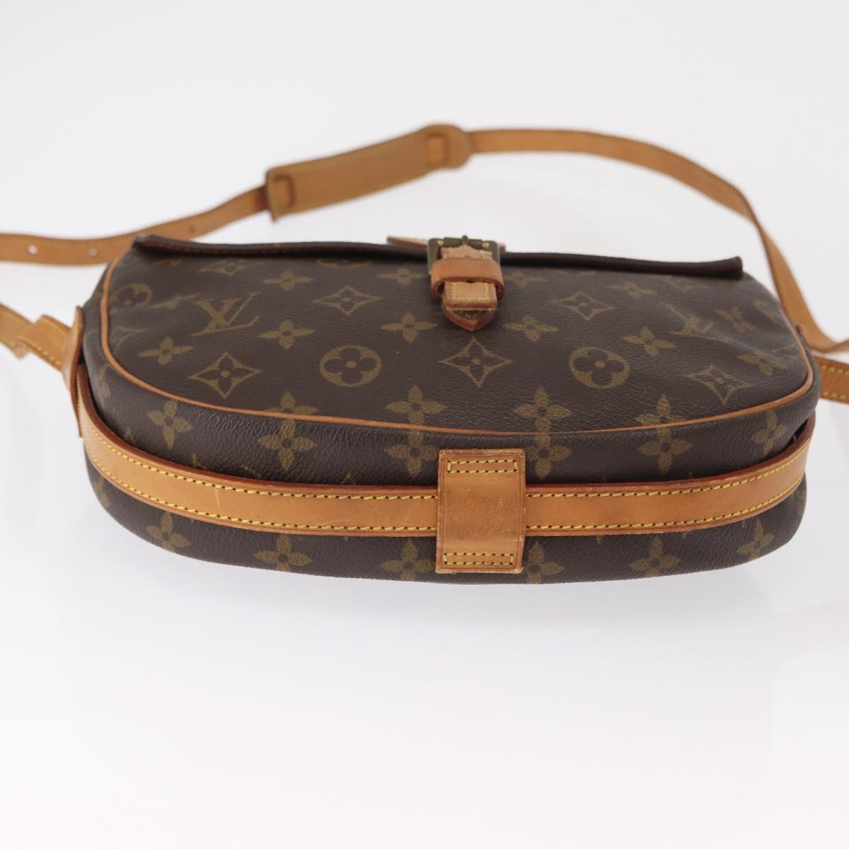 LOUIS VUITTON Monogram Jeune Fille MM Shoulder Bag M51226 LV Auth ka1788