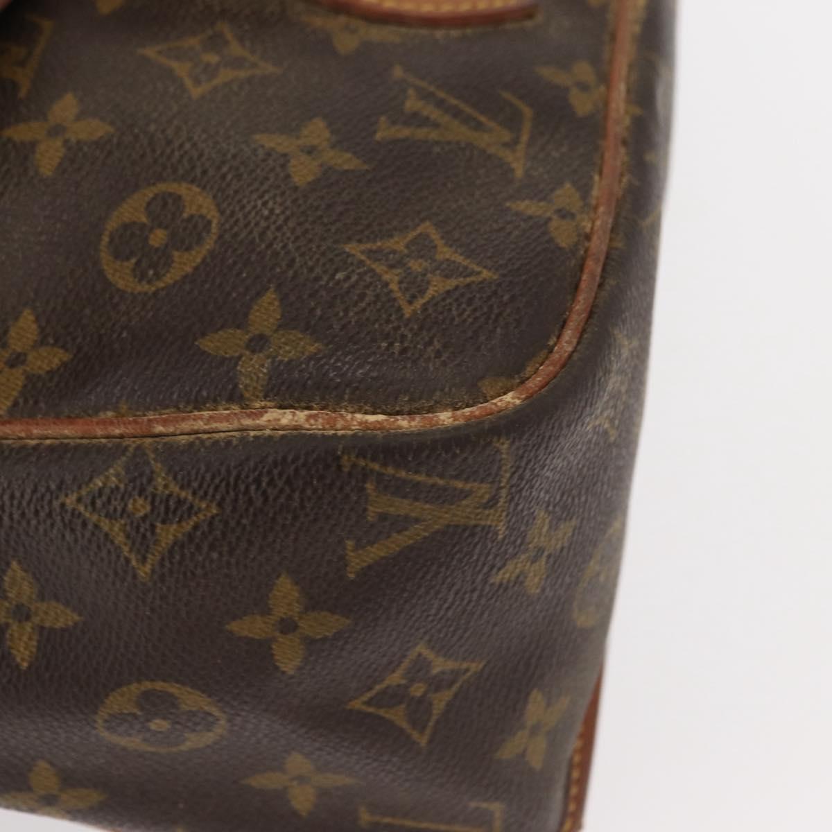 LOUIS VUITTON Monogram Gibeciere GM Shoulder Bag M42246 LV Auth ka179