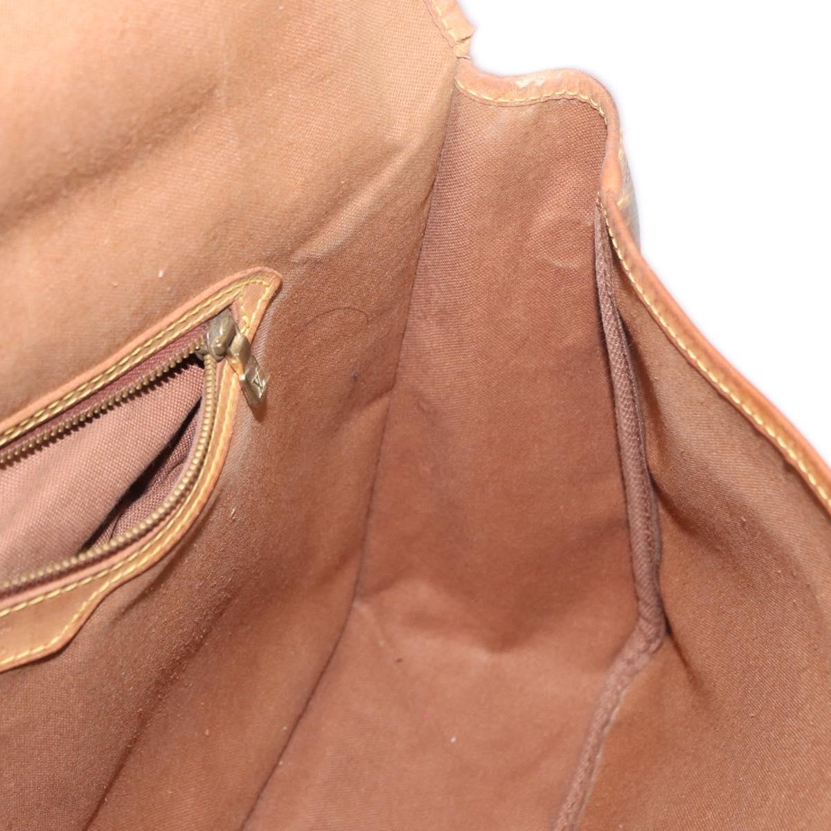 LOUIS VUITTON Monogram Gibeciere GM Shoulder Bag M42246 LV Auth ka179