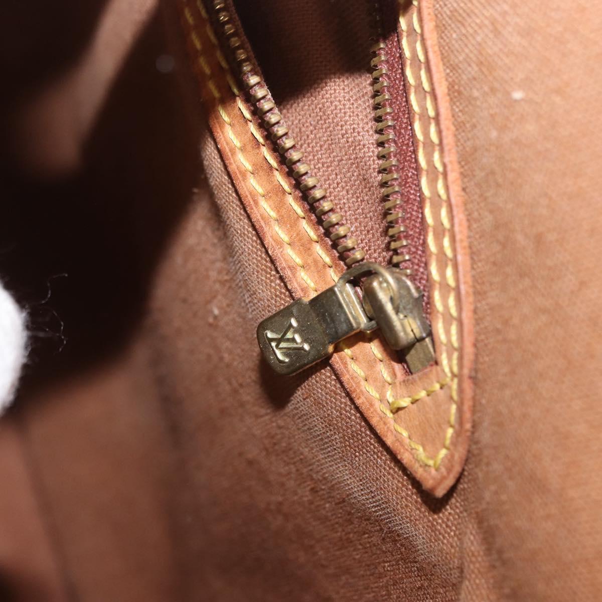 LOUIS VUITTON Monogram Gibeciere GM Shoulder Bag M42246 LV Auth ka179