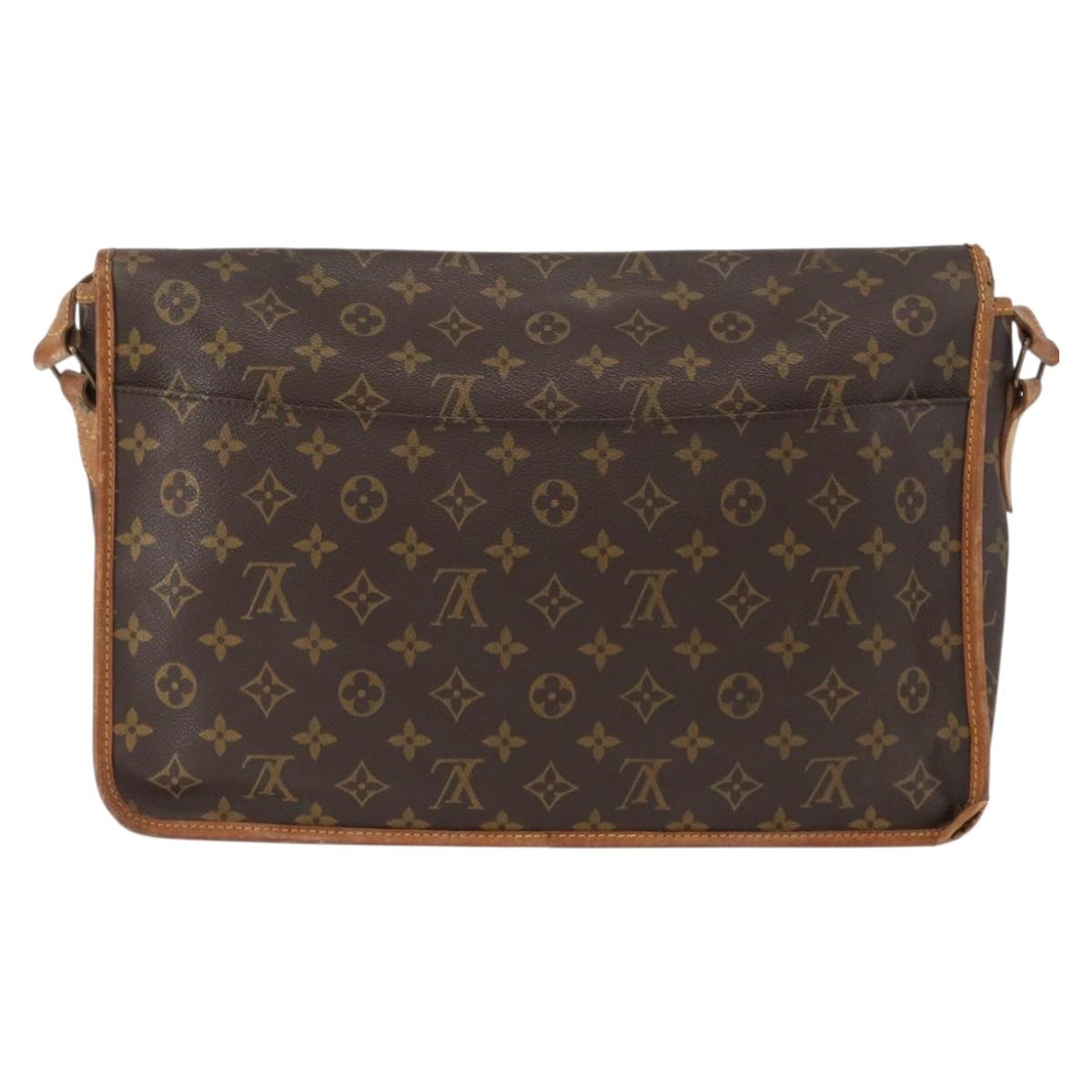 LOUIS VUITTON Monogram Gibeciere GM Shoulder Bag M42246 LV Auth ka179