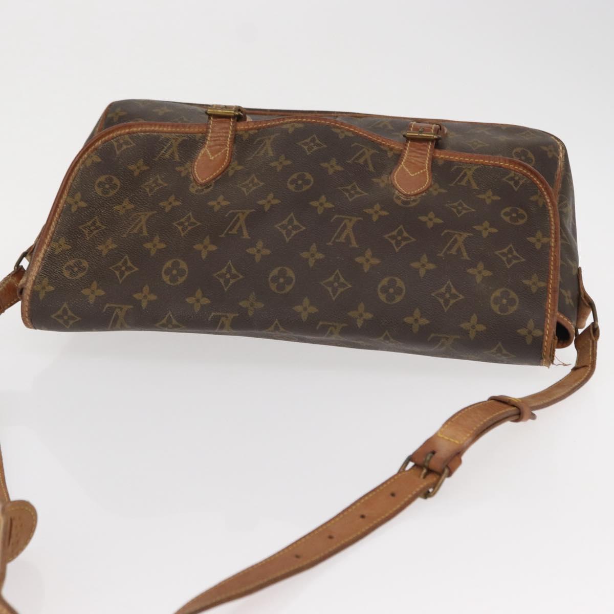 LOUIS VUITTON Monogram Gibeciere GM Shoulder Bag M42246 LV Auth ka179