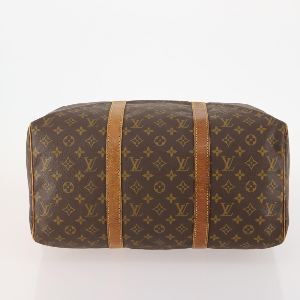 LOUIS VUITTON Monogram Sac Souple 45 Boston Bag M41624 LV Auth ka1790