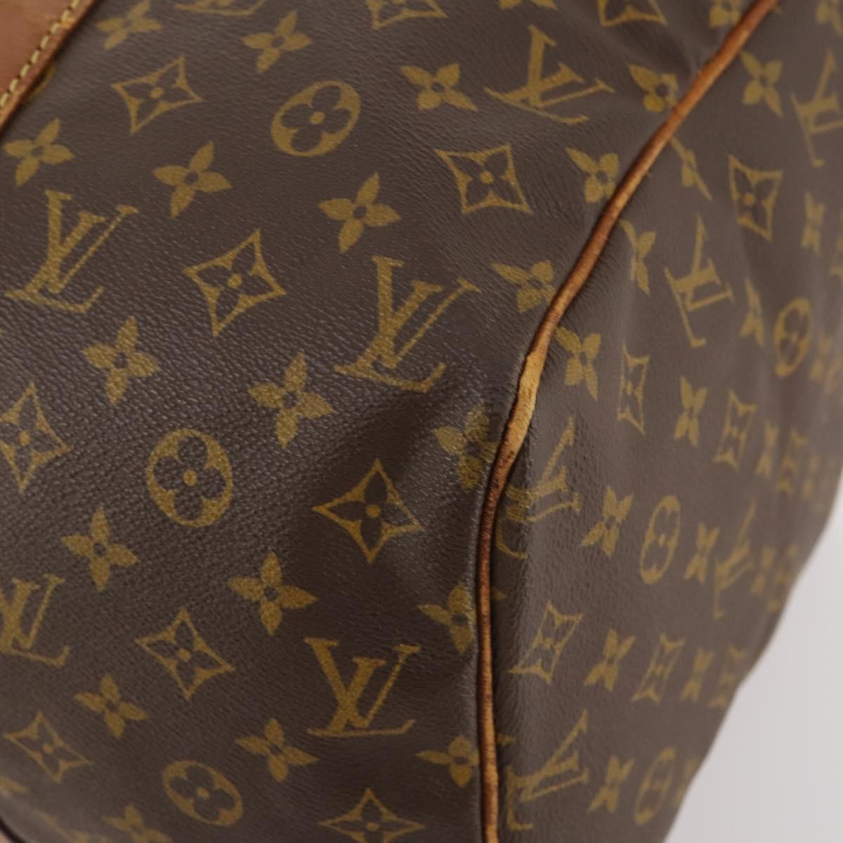LOUIS VUITTON Monogram Sac Souple 45 Boston Bag M41624 LV Auth ka1790