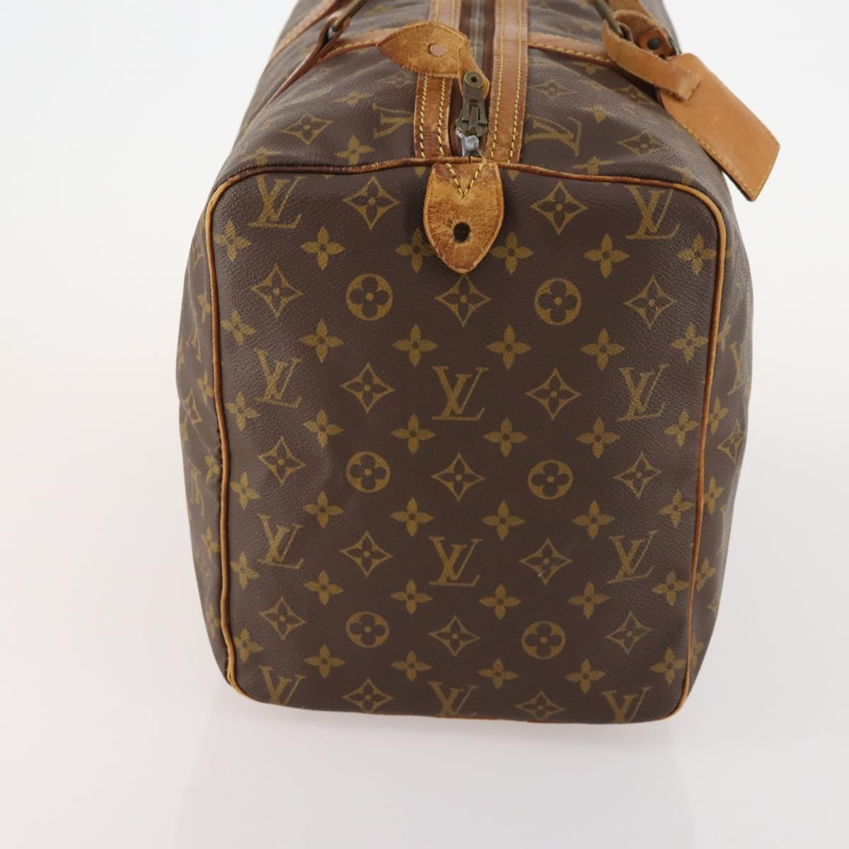 LOUIS VUITTON Monogram Sac Souple 45 Boston Bag M41624 LV Auth ka1790
