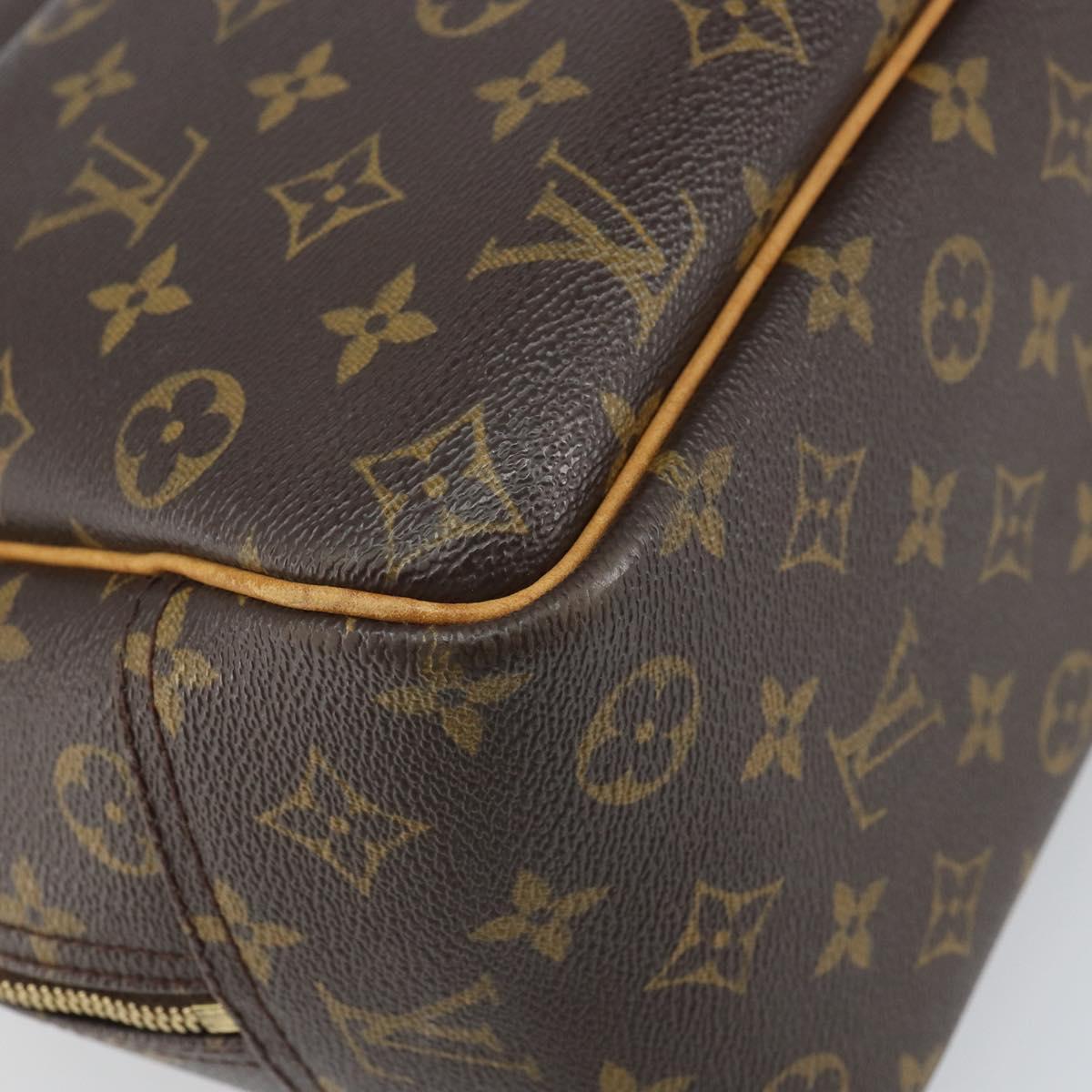 LOUIS VUITTON Monogram Deauville Hand Bag M47270 LV Auth ka1811