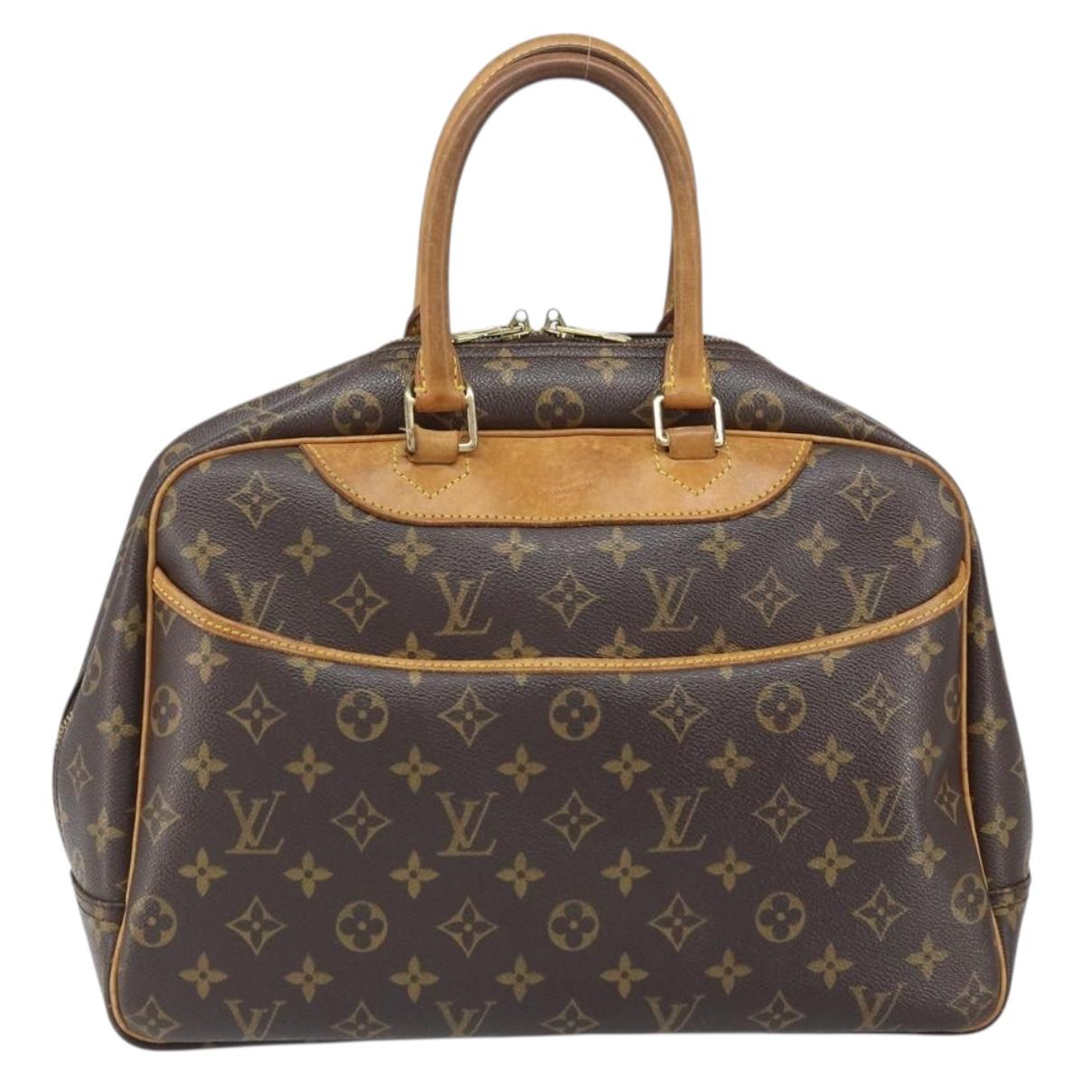 LOUIS VUITTON Monogram Deauville Hand Bag M47270 LV Auth ka1811