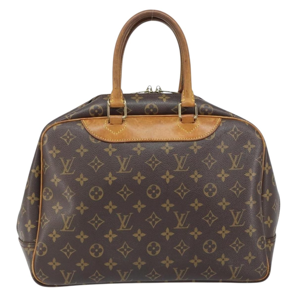 LOUIS VUITTON Monogram Deauville Hand Bag M47270 LV Auth ka1811