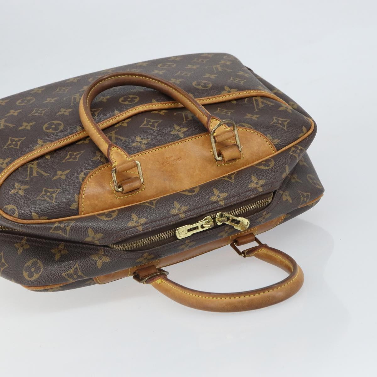 LOUIS VUITTON Monogram Deauville Hand Bag M47270 LV Auth ka1811