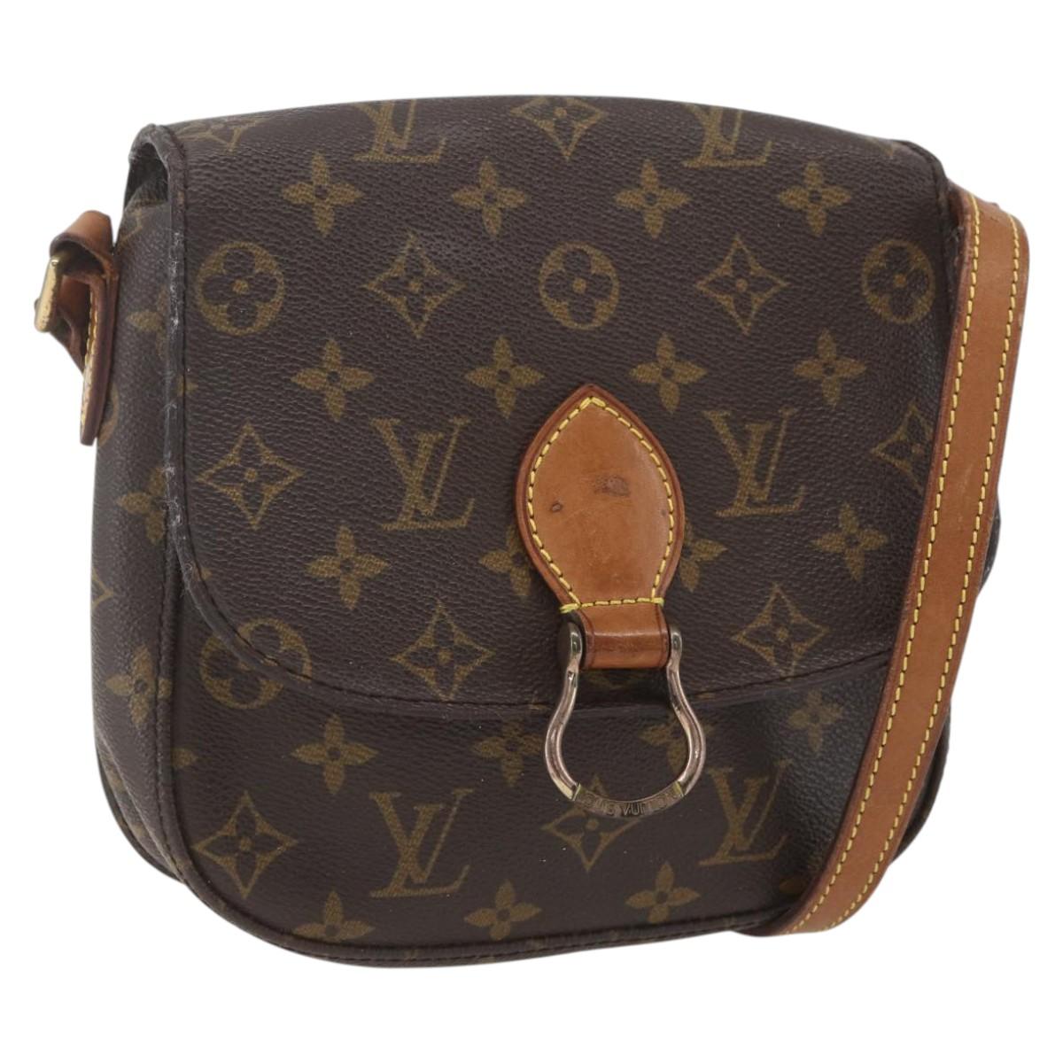 LOUIS VUITTON Monogram Saint Cloud MM Shoulder Bag M51243 LV Auth ka1817