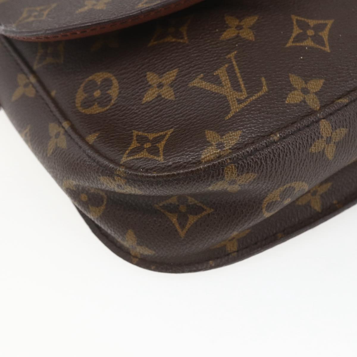 LOUIS VUITTON Monogram Saint Cloud MM Shoulder Bag M51243 LV Auth ka1817