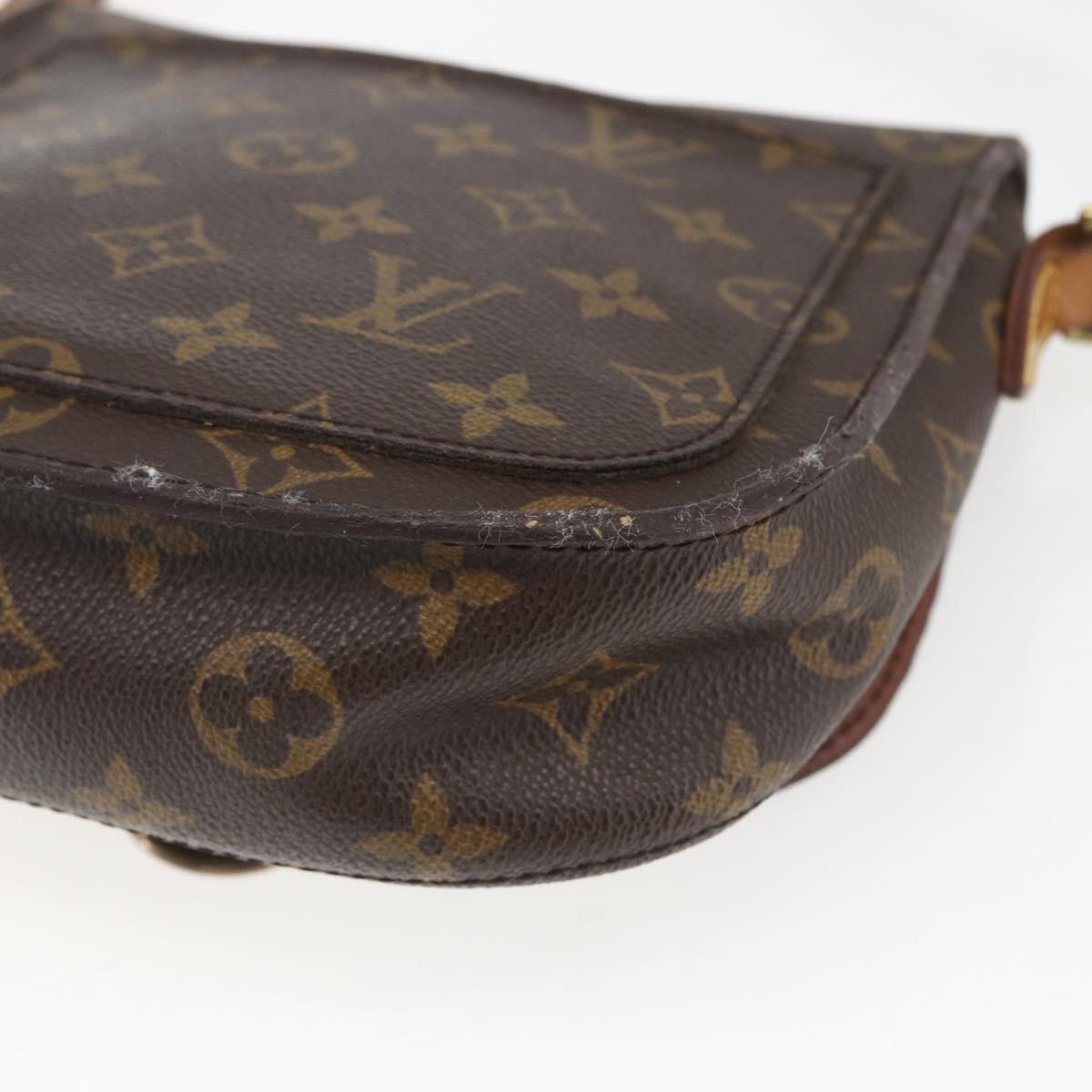 LOUIS VUITTON Monogram Saint Cloud MM Shoulder Bag M51243 LV Auth ka1817