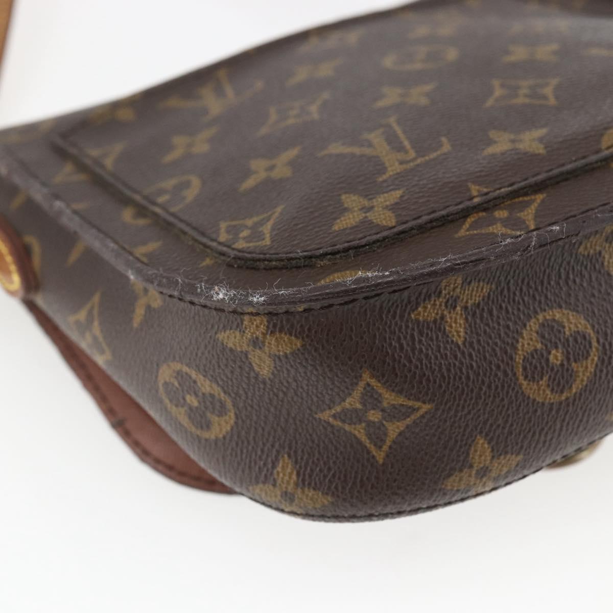 LOUIS VUITTON Monogram Saint Cloud MM Shoulder Bag M51243 LV Auth ka1817