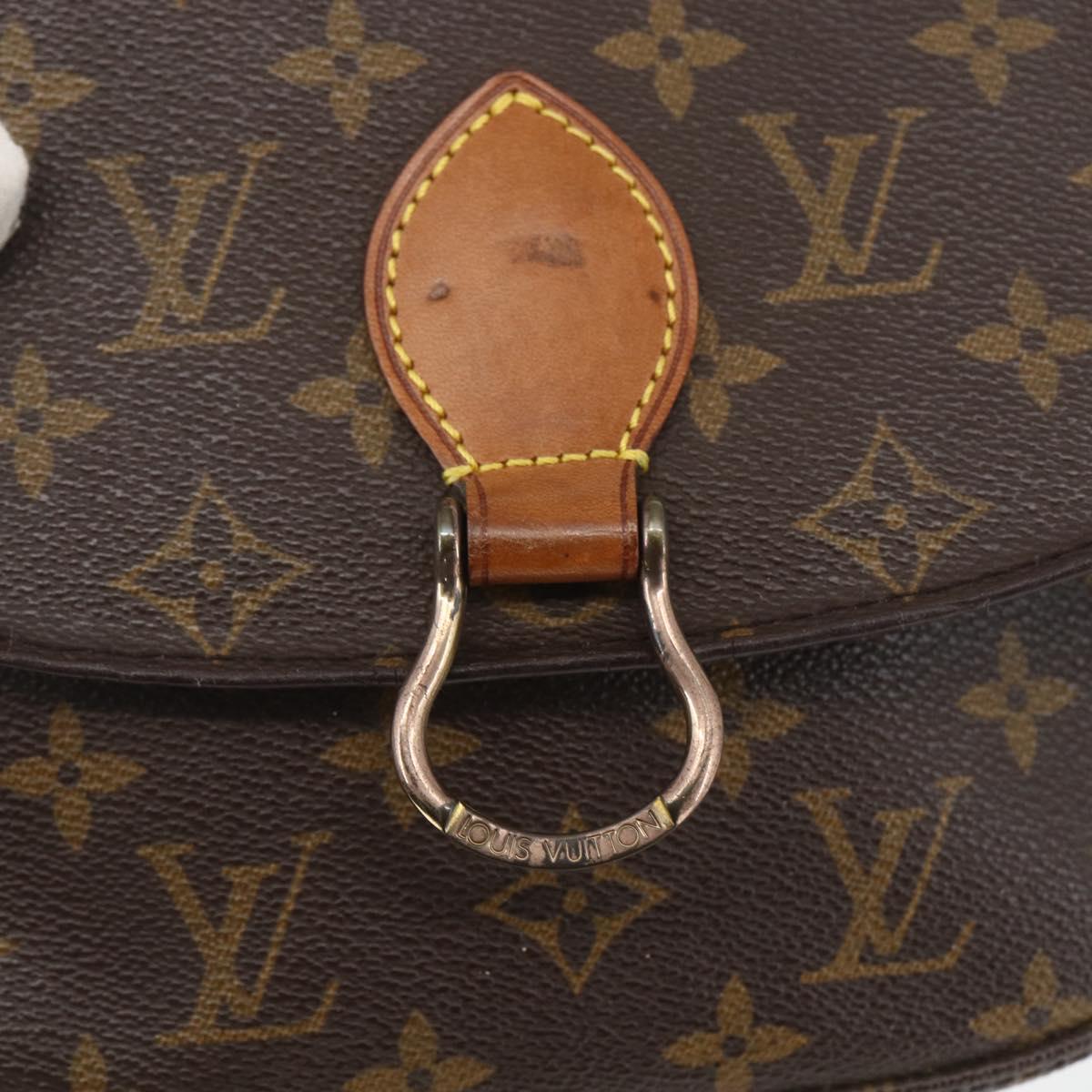 LOUIS VUITTON Monogram Saint Cloud MM Shoulder Bag M51243 LV Auth ka1817